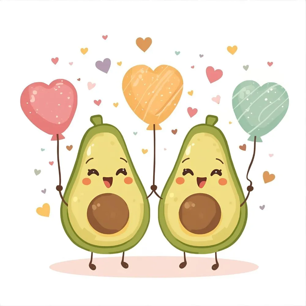 Cute Avocado Birthday Puns