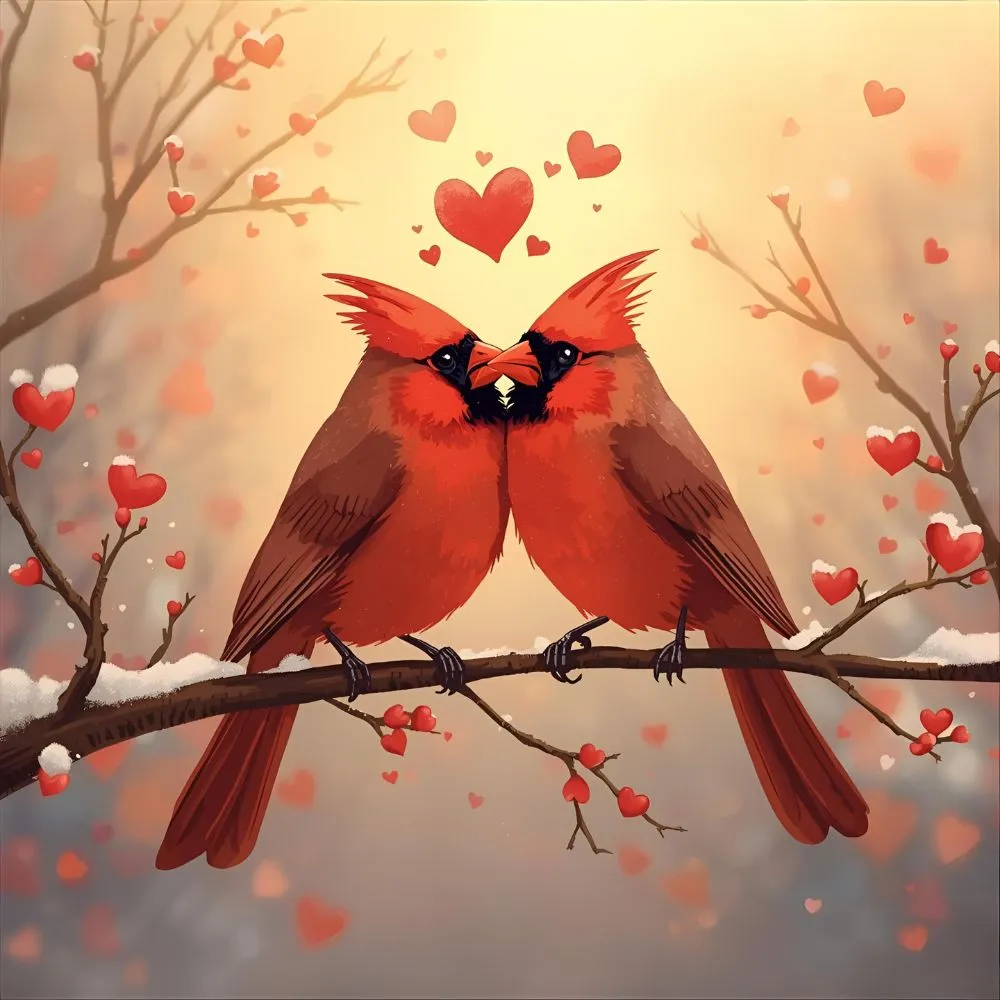 Romantic Cardinal Puns