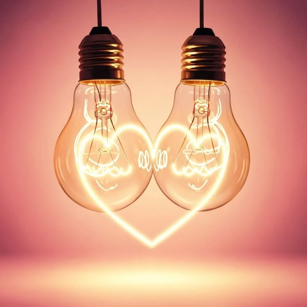 Romantic Lightbulb Puns