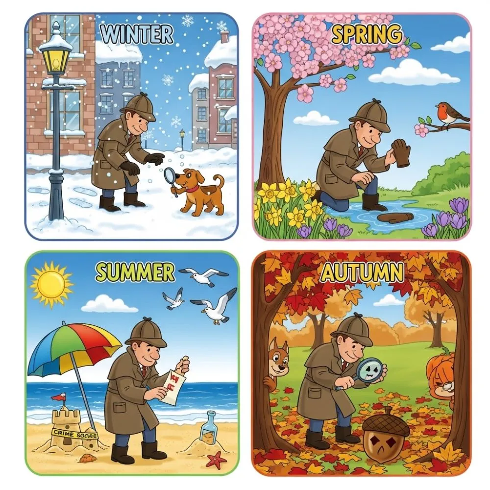 Seasonal Mystery Puns