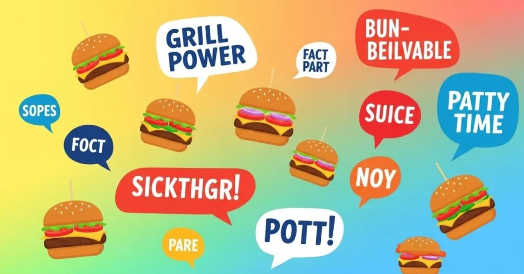 Burger-Themed Wordplay 