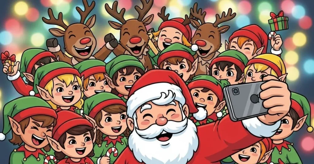 Instagram Santa Claus Pun