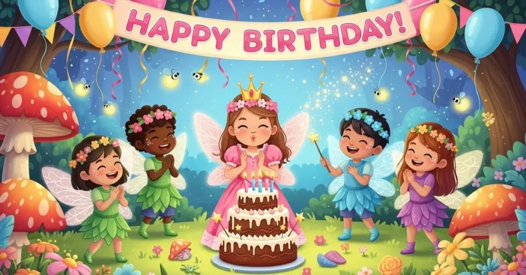 Princess & Fairy Theme 6th Birthday Puns