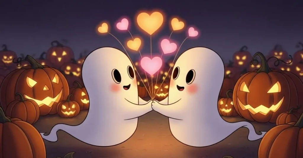 Romantic Halloween Ghost Puns