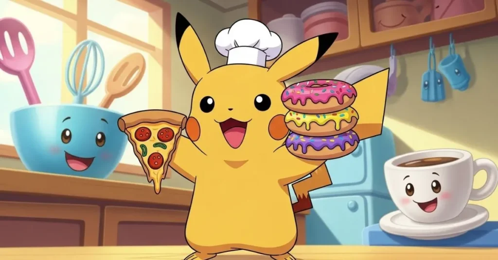 Snack & Food Pikachu Puns 