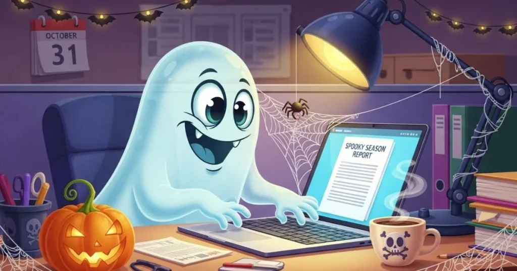 Work-Related Halloween Ghost Puns