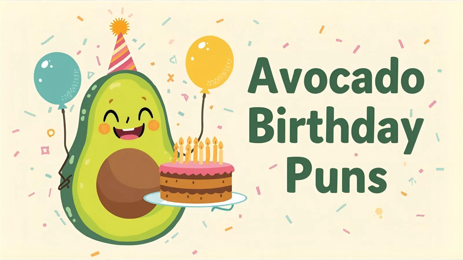 Avocado Birthday Puns