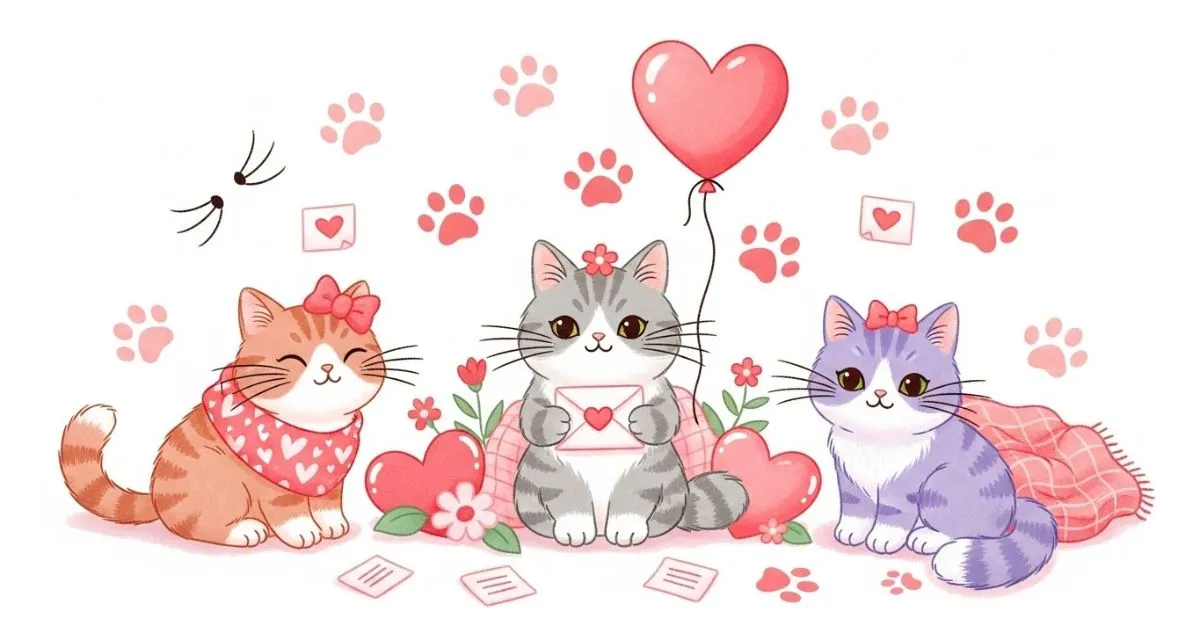 Cat Valentine’s Day Puns