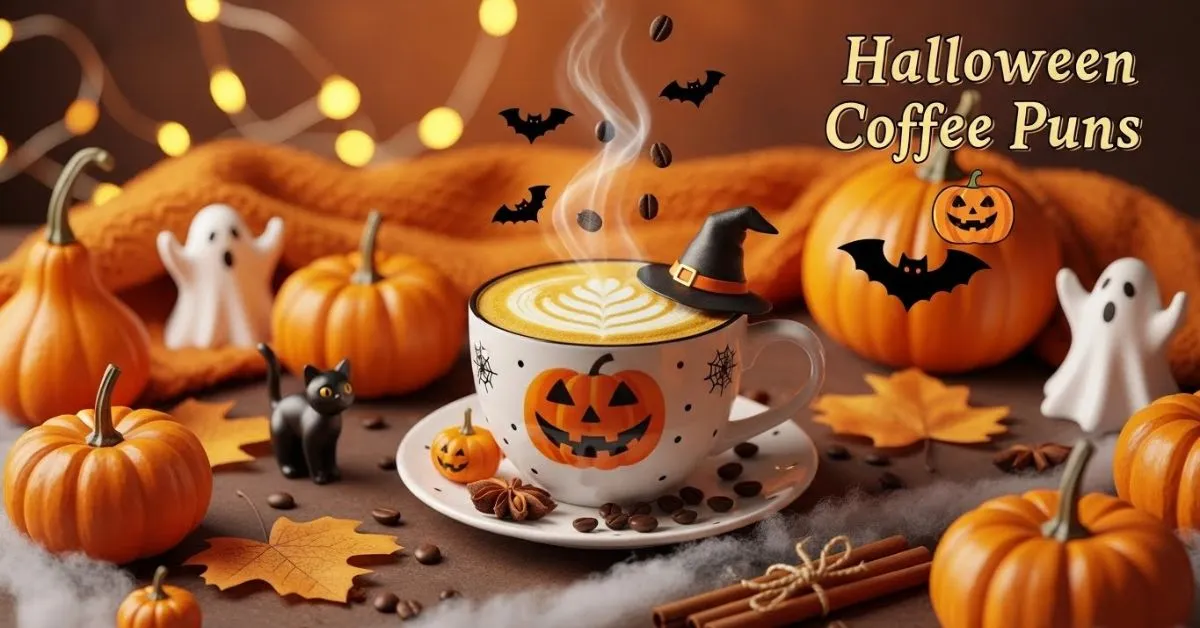 Halloween Coffee Puns