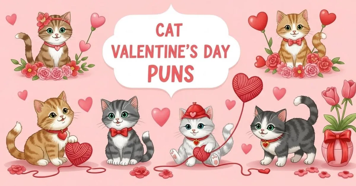 Cat Valentine’s Day Puns