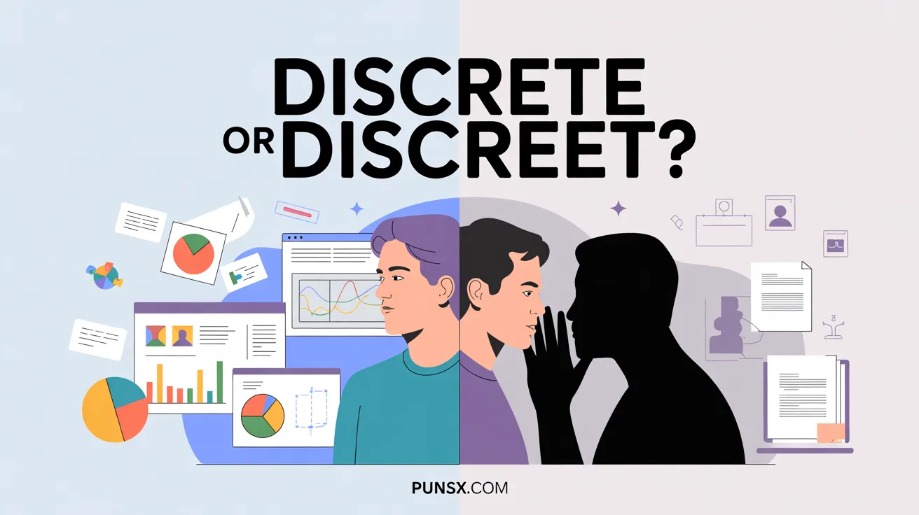 discrete or discreet
