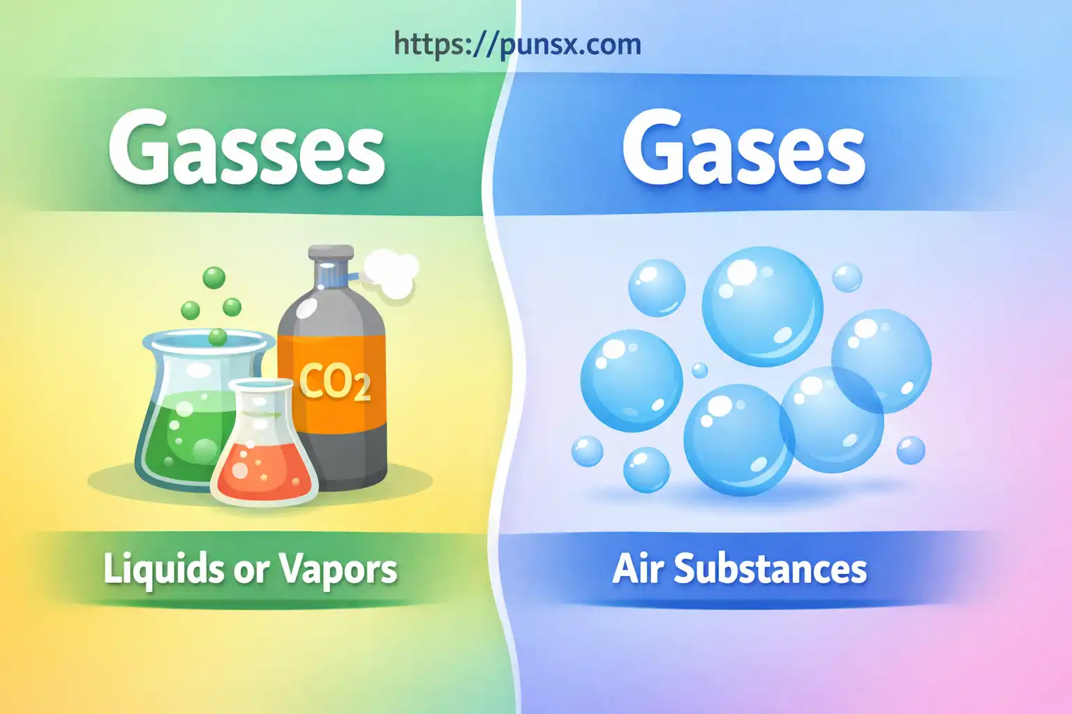 gasses or gases
