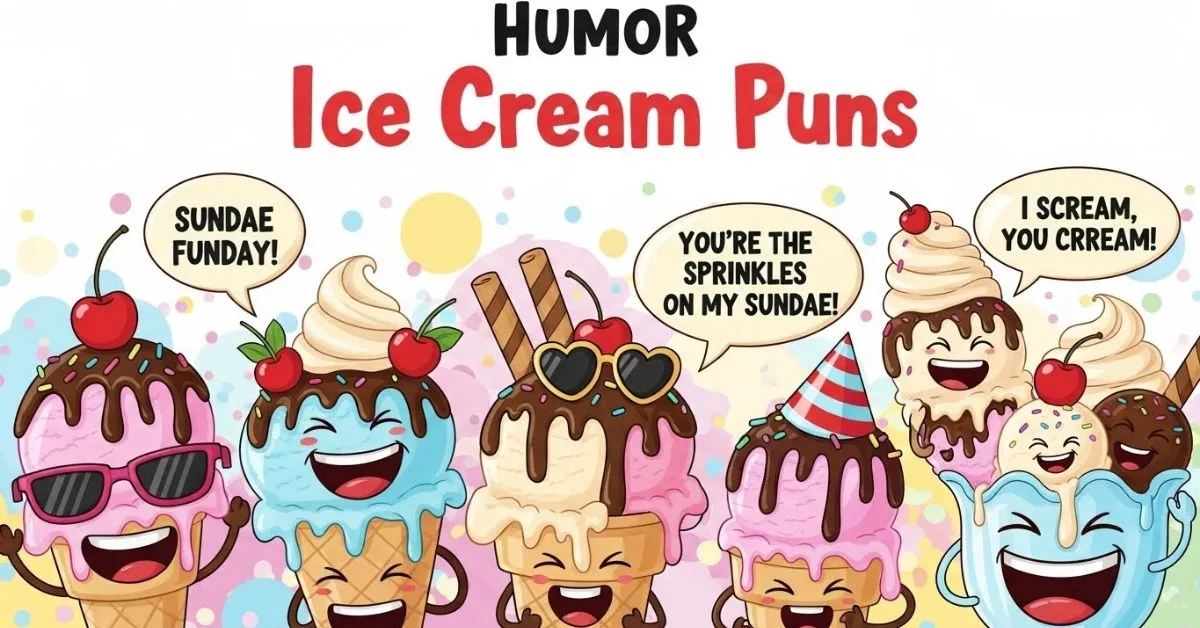 Humor Ice Cream Puns