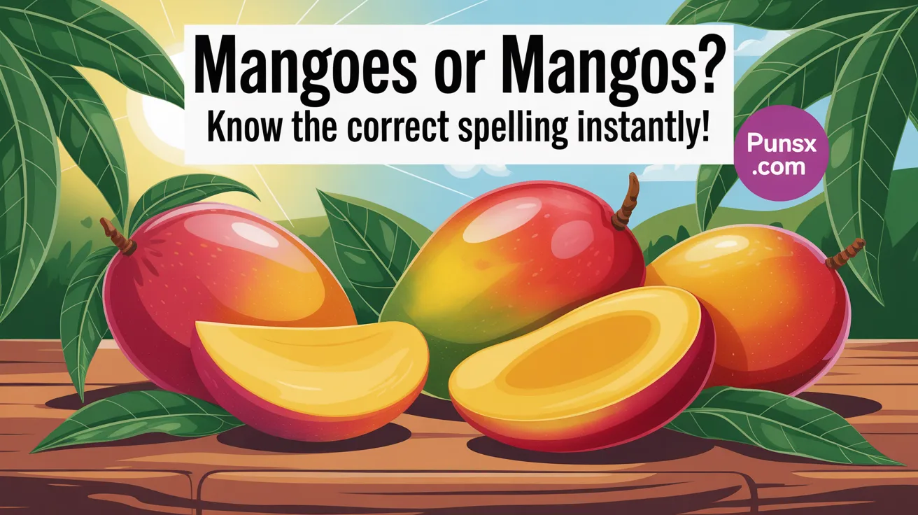 mangoes or mangos