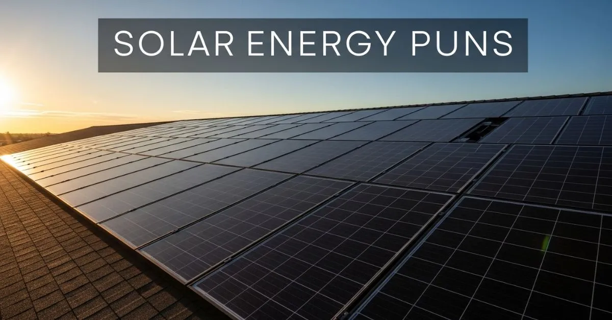 Solar Energy Puns