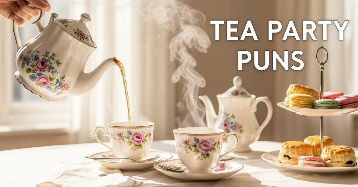 Tea Party Puns