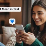 Blue Heart Mean in Text