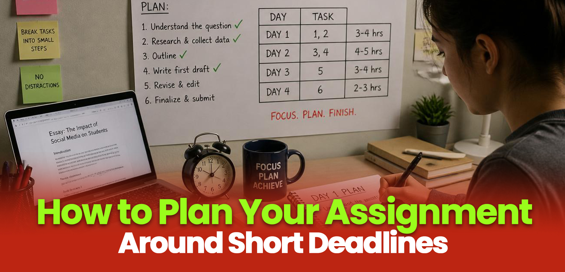 How to Plan Your Assignment Around Short Deadlines